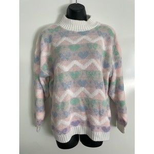 Pastel Pullover VIntage Made in USA 90' medium size